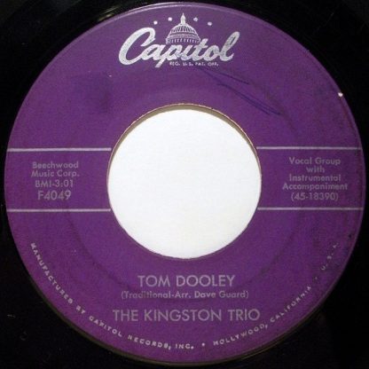 Kingston Trio, The – Tom Dooley / Ruby Red (7" Vinyl)