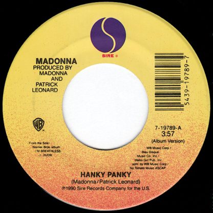 Madonna – Hanky Panky / More (7" Vinyl)