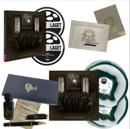 Opeth - The Last Will And Testament (White+Dark Green Corona Vinyl + CD+Blu-ray Boxset)