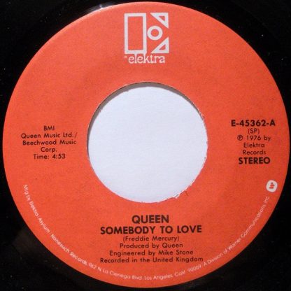 Queen – Somebody To Love/White Man (7" Vinyl)