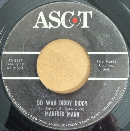 Manfred Mann – Do Wah Diddy Diddy/What You Gonna Do? (7" Vinyl)