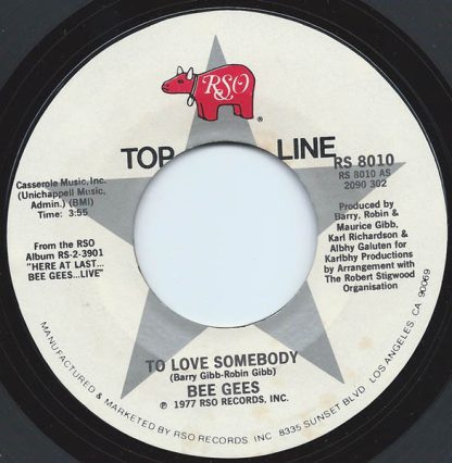 Bee Gees – To Love Somebody / How Can You Mend A Broken Heart (7" Vinyl)