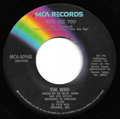 Who, The – Who Are You / Had Enough (7" Vinyl)