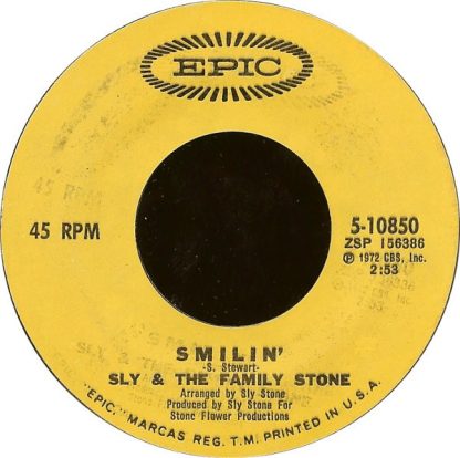 Sly & The Family Stone – Smilin'/Luv 'N' Haight (7" Vinyl)