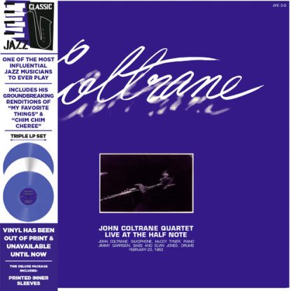 John Coltrane Quartet - Live at the Half Note (Colored Vinyl, Blue, White, Deluxe Edition, Limited Edition)