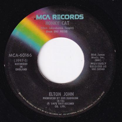 Elton John – Honky Cat / Slave (7" Vinyl)