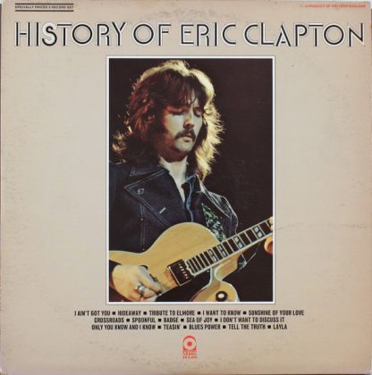 Eric Clapton – History Of Eric Clapton (Vinyl)