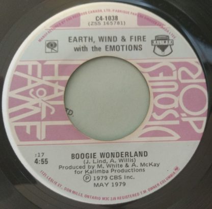 Earth, Wind & Fire With The Emotions – Boogie Wonderland / After The Love Has Gone (7" Vinyl)