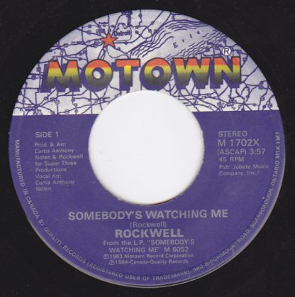 Rockwell – Somebody's Watching Me (7" Vinyl)