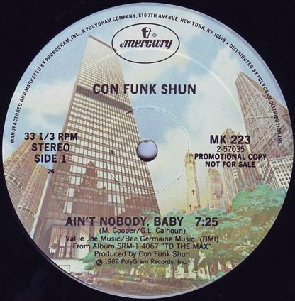 Con Funk Shun – Ain't Nobody, Baby (Vinyl)