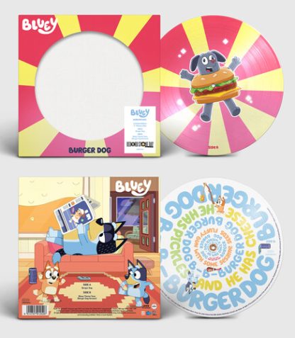 Bluey - Burger Dog / Bluey Theme Tune (Burger Dog Version) (RSD Exclusive, Limited Edition, Picture Disc 7" Vinyl, United Kingdom - Import)