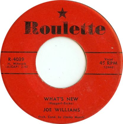 Joe Williams – What's New /Count Basie & His Orch. Featuring Joe Williams–	Gee Baby, Ain't I Good To You (7" Vinyl)