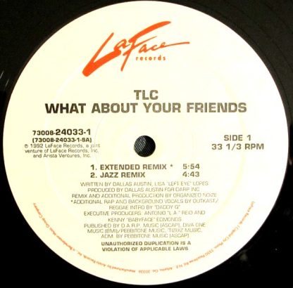 TLC – What About Your Friends (Vinyl)