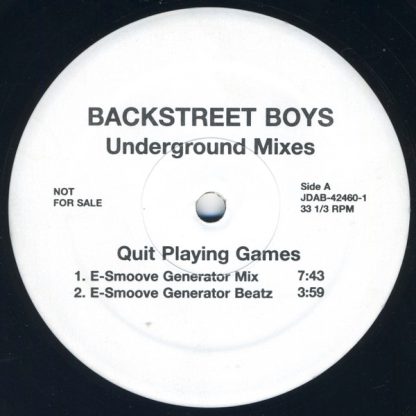 Backstreet Boys – Quit Playing Games (Underground Mixes) (Vinyl)