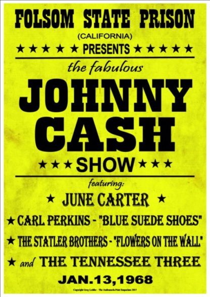 Johnny Cash Show | Folsom Prison 1968 (Poster)