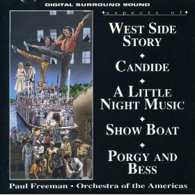 Paul Freeman, Orchestra Of The Americas – Aspects Of West Side Story Candide A Little Night Music Show Boat Porgy And Bess (Cassette)
