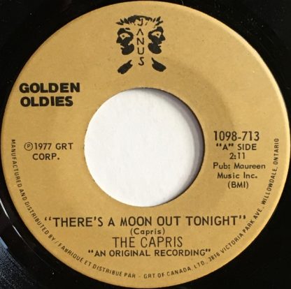 Capris, The – There's A Moon Out Tonight/Indian Girl (7" Vinyl)