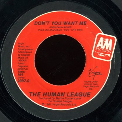 Human League, The – Don't You Want Me/Seconds (7" Vinyl)