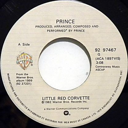 Prince – Little Red Corvette/	All The Critics Love U In New York (7" Vinyl)