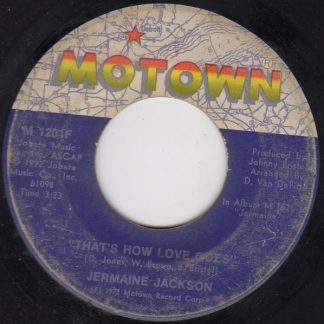 Jermaine Jackson – That's How Love Goes/	I Lost My Love In The Big City (7" Vinyl)