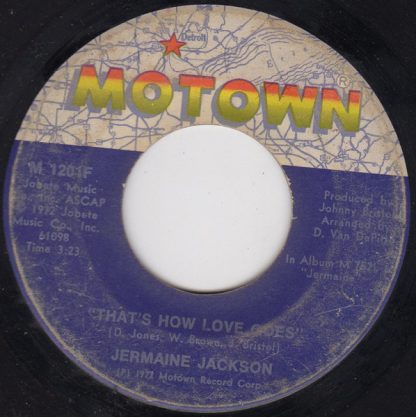 Jermaine Jackson – That's How Love Goes/	I Lost My Love In The Big City (7" Vinyl)