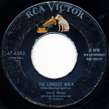 Jaye P. Morgan With Hugo Winterhalter And His Orchestra – The Longest Walk/ Swanee (7" Vinyl)