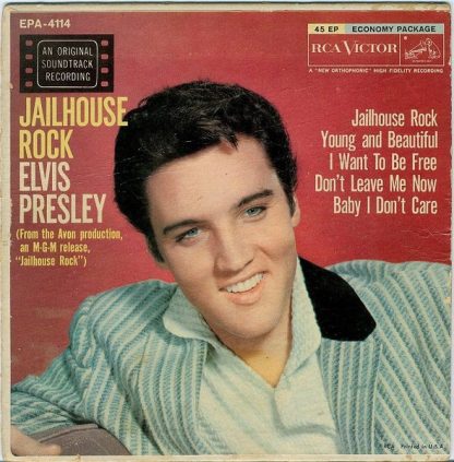Elvis Presley – Jailhouse Rock (7" Vinyl EP)
