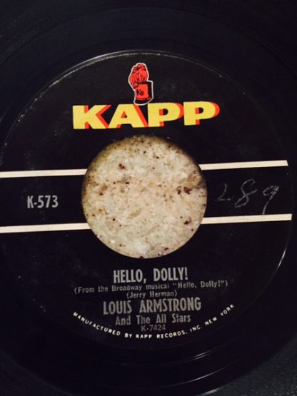 Louis Armstrong – Hello, Dolly!/A Lot Of Livin' To Do (7" Vinyl)