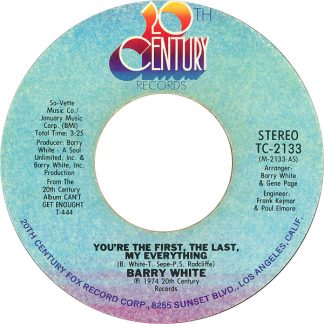 Barry White – You're The First, The Last, My Everything/More Than Anything, You're My Everything (7" Vinyl)