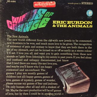 Eric Burdon & The Animals – Winds Of Change (Vinyl)