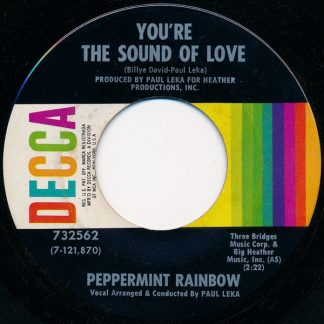 Peppermint Rainbow – You're The Sound Of Love / Jamais (7" Vinyl)