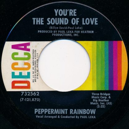 Peppermint Rainbow – You're The Sound Of Love / Jamais (7" Vinyl)