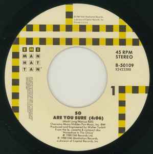 So – Are You Sure / Don't Look Back (7" Vinyl)
