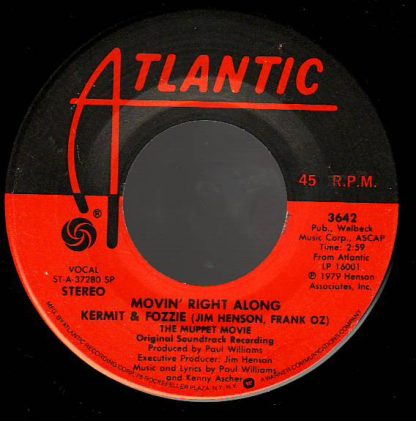 Muppets, The – Movin' Right Along / Never Before, Never Again (7" Vinyl)
