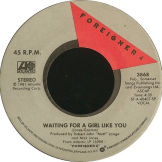 Foreigner – Waiting For A Girl Like You/I'm Gonna Win (7" Vinyl)