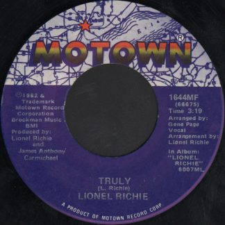 Lionel Richie – Truly/Just Put Some Love In Your Heart (7" Vinyl)