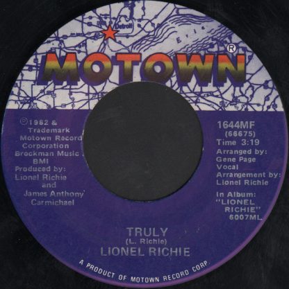 Lionel Richie – Truly/Just Put Some Love In Your Heart (7" Vinyl)