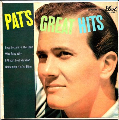 Pat Boone – Pat's Great Hits (7" Vinyl EP)