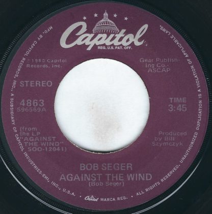 Bob Seger – Against The Wind (7")