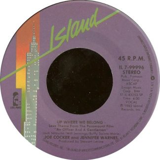 Joe Cocker And Jennifer Warnes – Up Where We Belong / Sweet Li'l Woman (7" Vinyl)