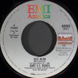 Gary U.S. Bonds – Jolé Blon/Just Like A Child (7" Vinyl)