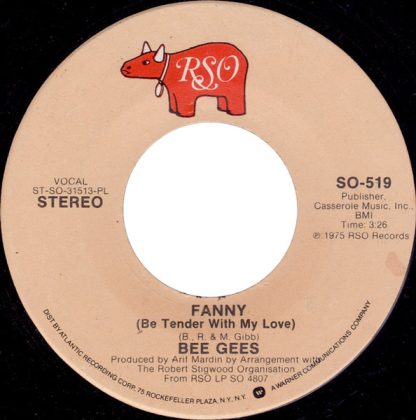 Bee Gees – Fanny (Be Tender With My Love)/Country Lanes (7" Vinyl)