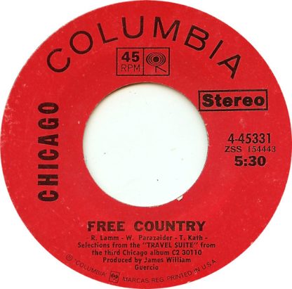 Chicago – Free / Free Country (7" Vinyl)