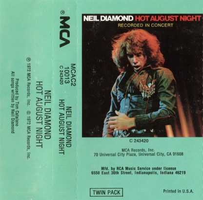 Neil Diamond – Hot August Night (Cassette)