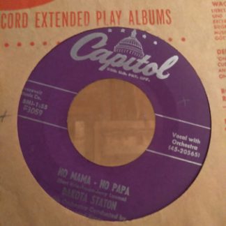 Dakota Staton – No Mama No Papa / For The Rest Of My Life (7" Vinyl)