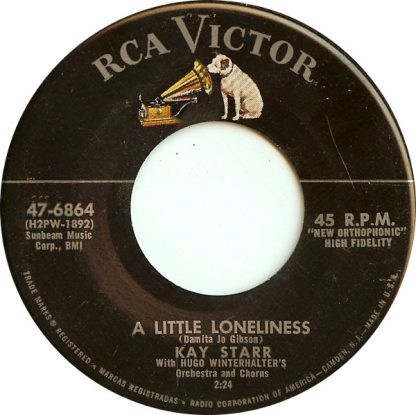 Kay Starr – A Little Loneliness/Jamie Boy (7" Vinyl)