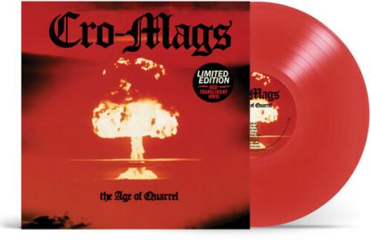 Cro-Mags - The Age Of Quarrel (Clear Vinyl, Red)