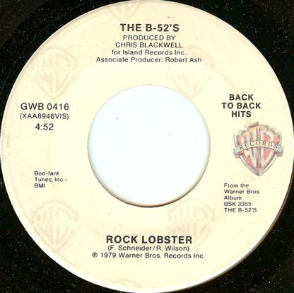 B-52's, The – Rock Lobster / Private Idaho (7")