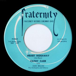 Cathy Carr – Heart Hideaway/The Boy On Page Thirty-Five (7" Vinyl)