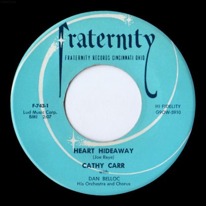 Cathy Carr – Heart Hideaway/The Boy On Page Thirty-Five (7" Vinyl)